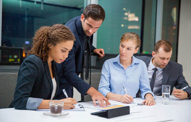 Person testing a electrical grid